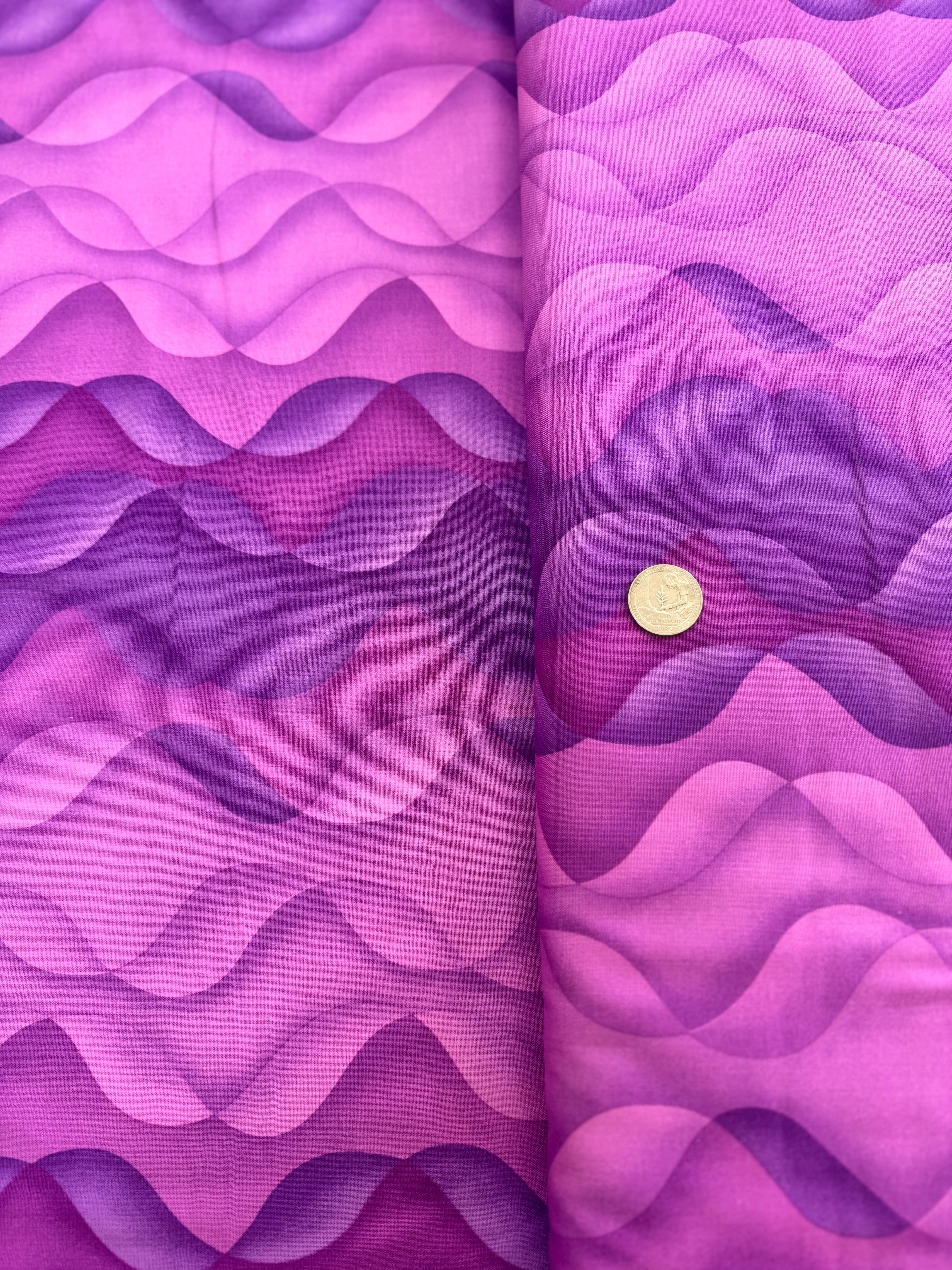 Playa Dunes Lavender Fabric by Jinny Beyer – coastal design in purple tones