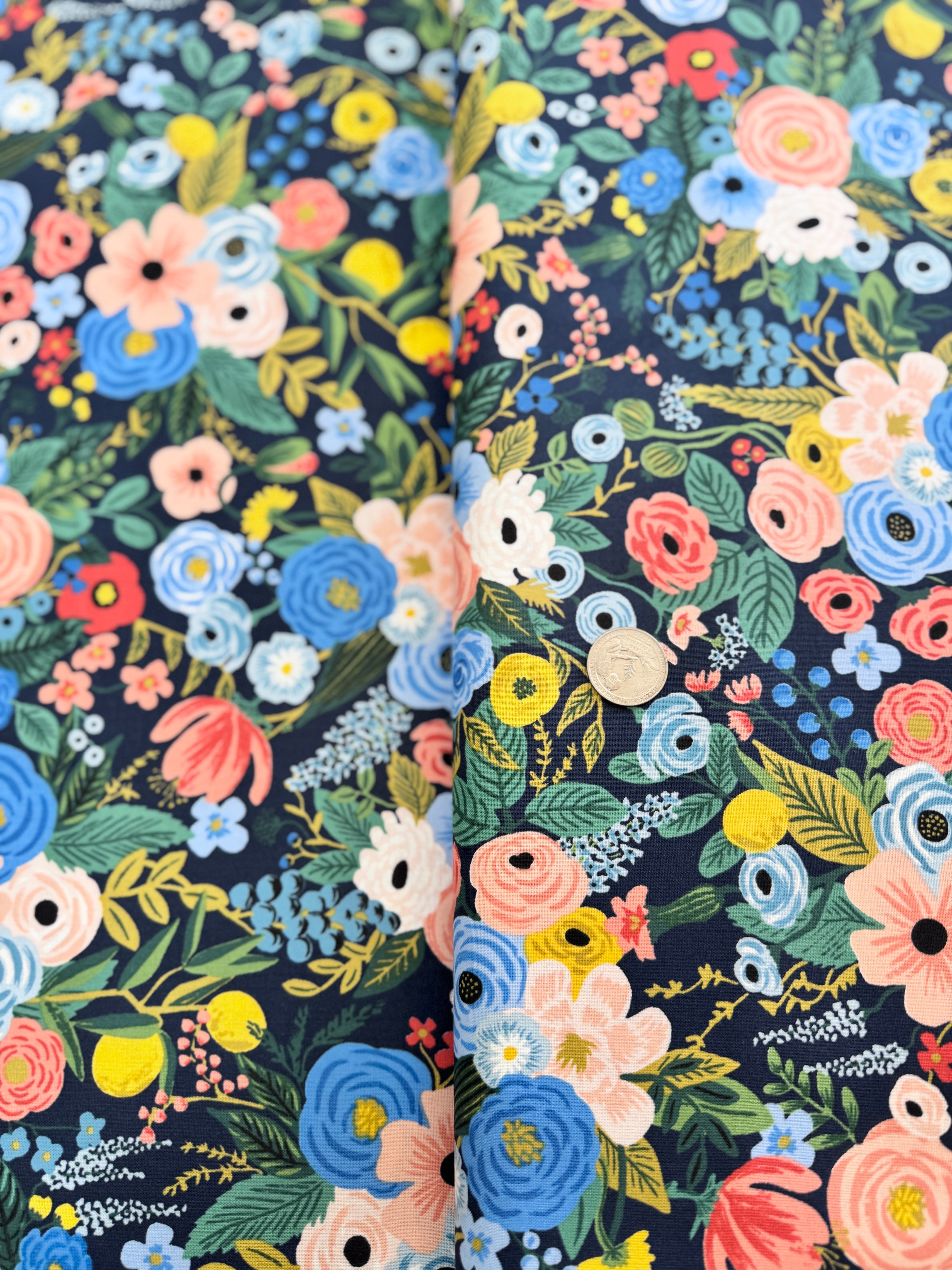 Wildwood - Garden Party Navy Yardage