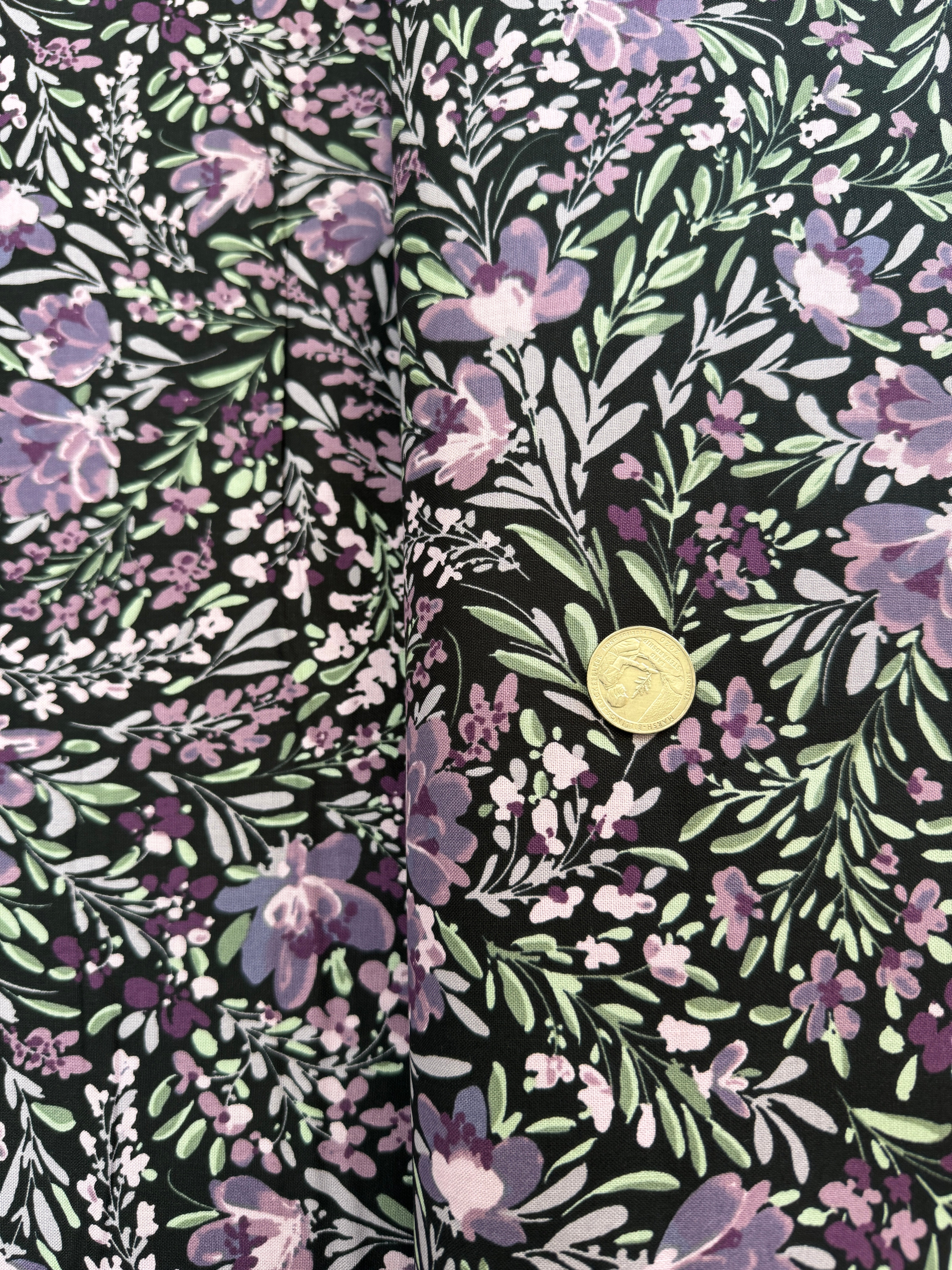 Butterflies In The Garden - Flowers In The Breeze - Nightshade Yardage