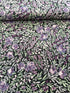 Butterflies In The Garden - Flowers In The Breeze - Imperial Purple Unbleached Canvas Yardage