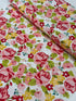 Hello Gorgeous Gorgeous Main Cream floral cotton fabric by My Mind's Eye for Riley Blake Designs featuring pink roses on a cream background.