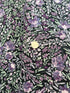 Butterflies In The Garden - Flowers In The Breeze - Imperial Purple Unbleached Canvas Yardage