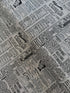 Modern Background Paper - Newsprint Fog Black - Remnant
