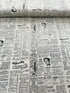 Modern Background Paper - Newsprint Cream Black Yardage