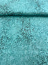 Embossed Scroll Teal Yardage