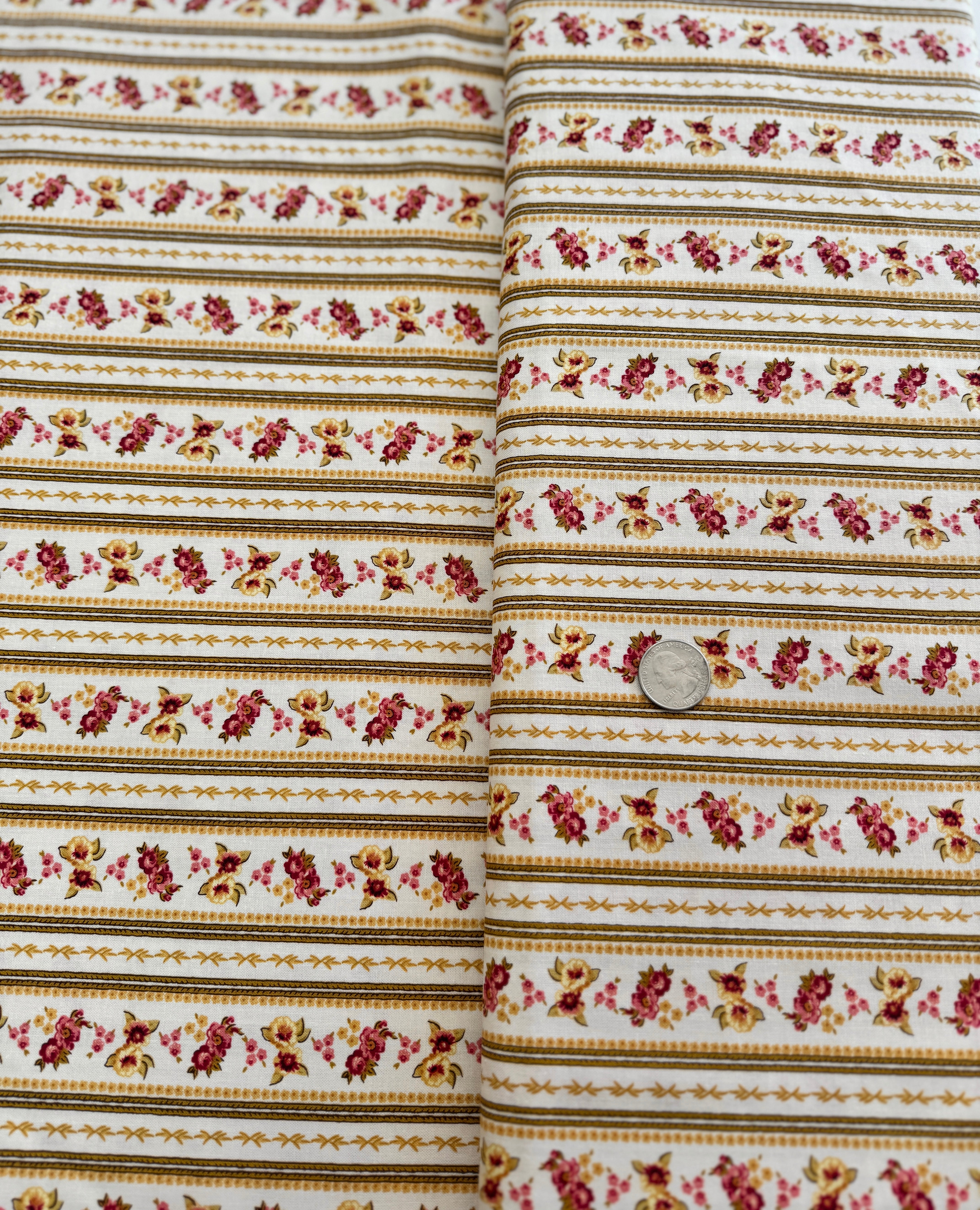 Bricolage - Ticking Stripe Ivory - Remnant