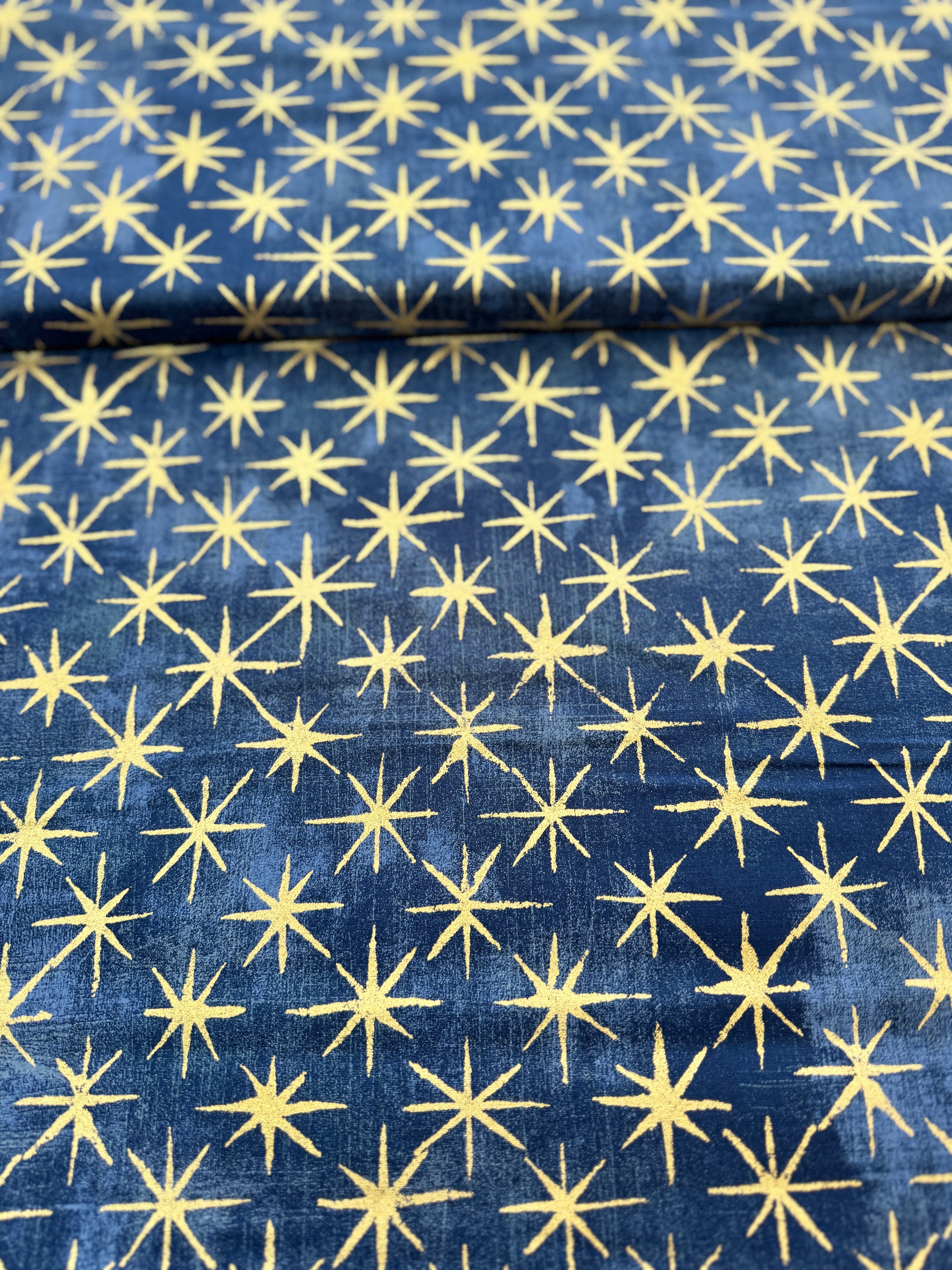 Grunge Seeing Stars Metallic - Navy - Remnant