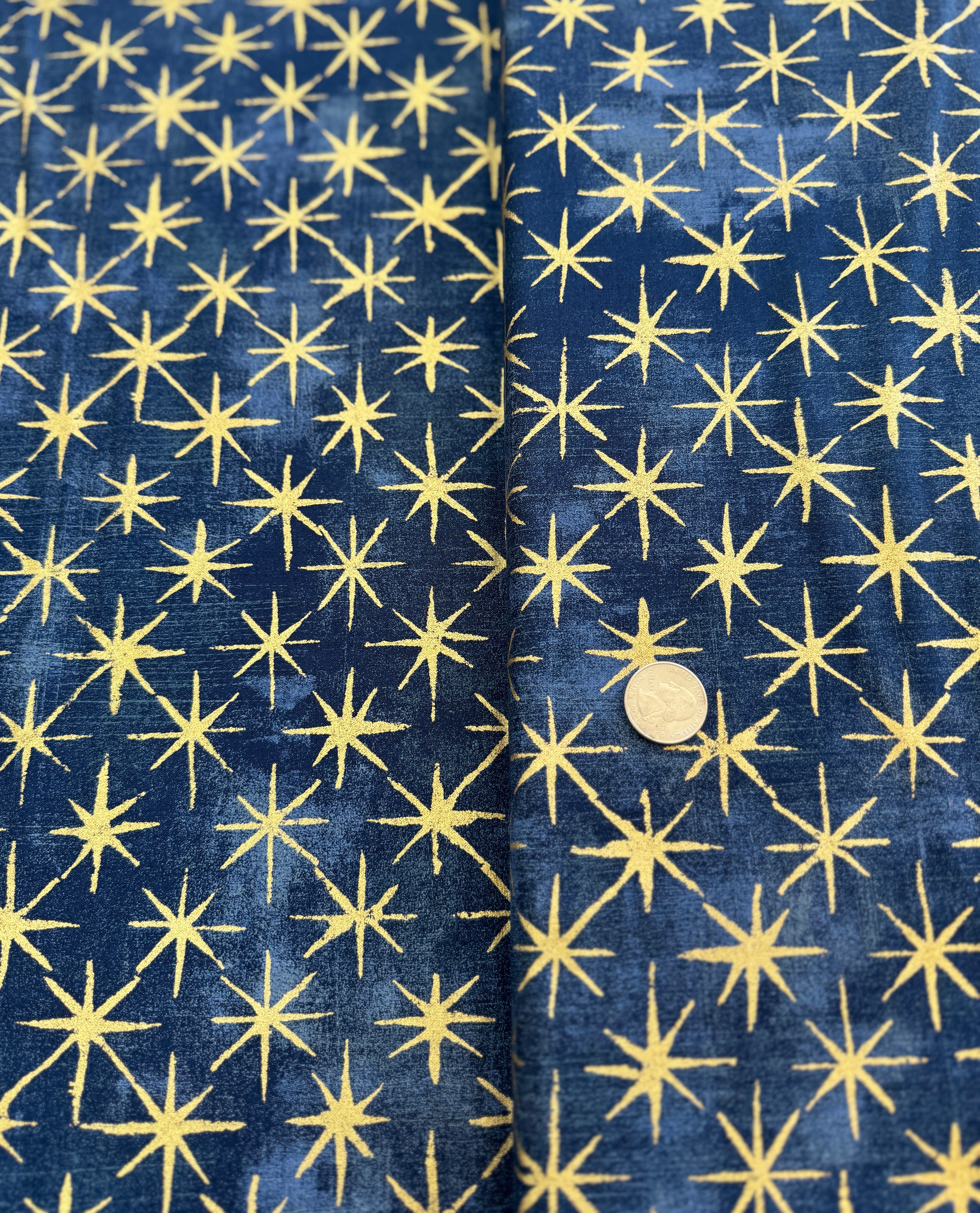 Grunge Seeing Stars Metallic - Navy - Remnant