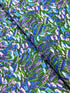 Lavender and blue floral cotton fabric by Timeless Treasures