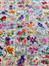 Seeds To Sew - Floral Blocks Garden Yardage