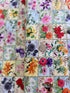 Seeds To Sew - Floral Blocks Garden Yardage
