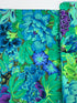 Lavinia Green fabric by Philip Jacobs for the Kaffe Fassett Collective, bold floral cotton quilting fabric with lush green leaves and botanical details.
