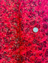 Gilded Rose - Packed Gilded Red Metallic Roses Yardage