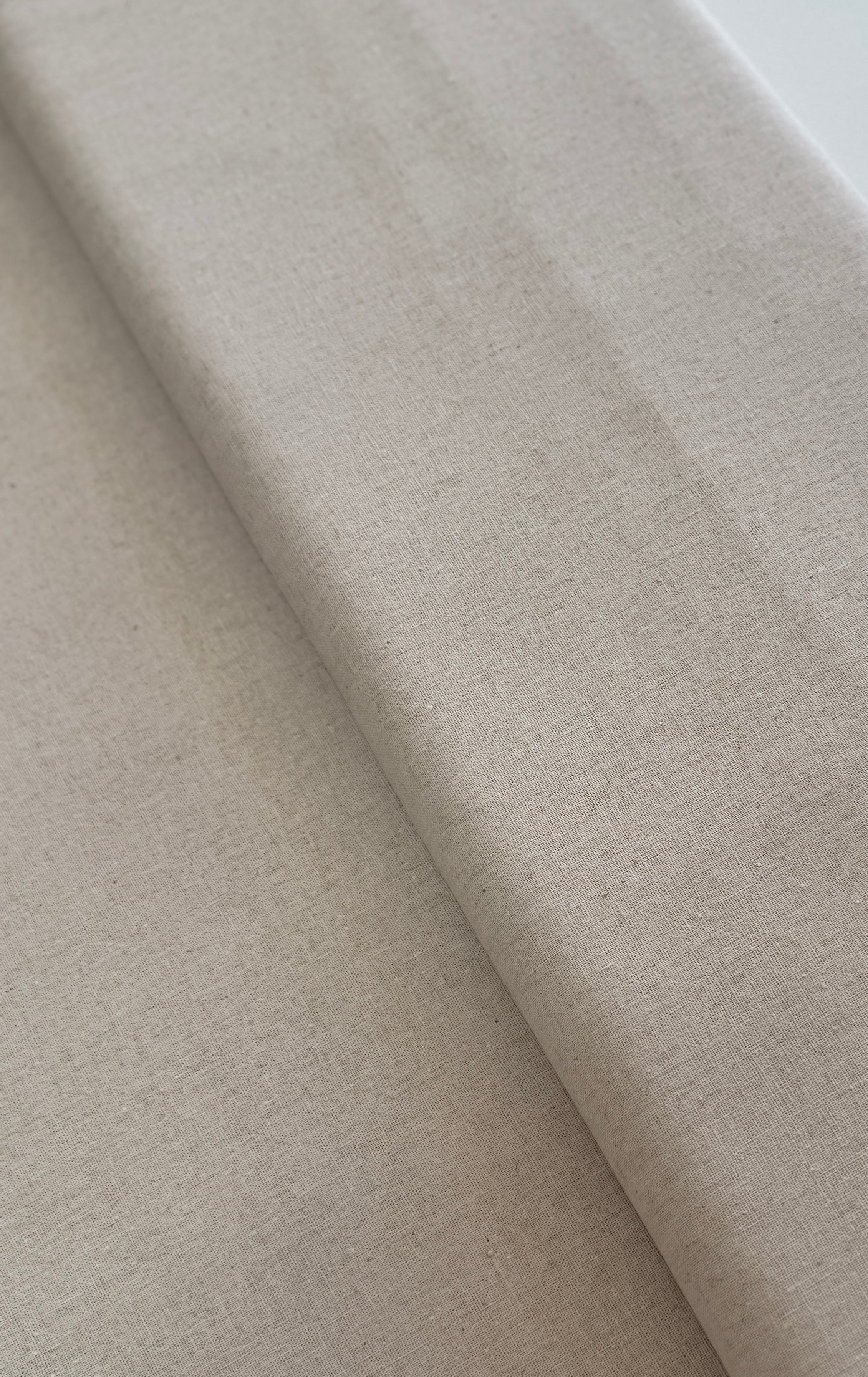 Essex Natural Yardage - LINEN + COTTON Blend