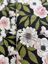 Botany Mochi Linen Ink - Florals Multi Yardage
