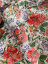 Cotton Organdy Floral Embroidered Fabric