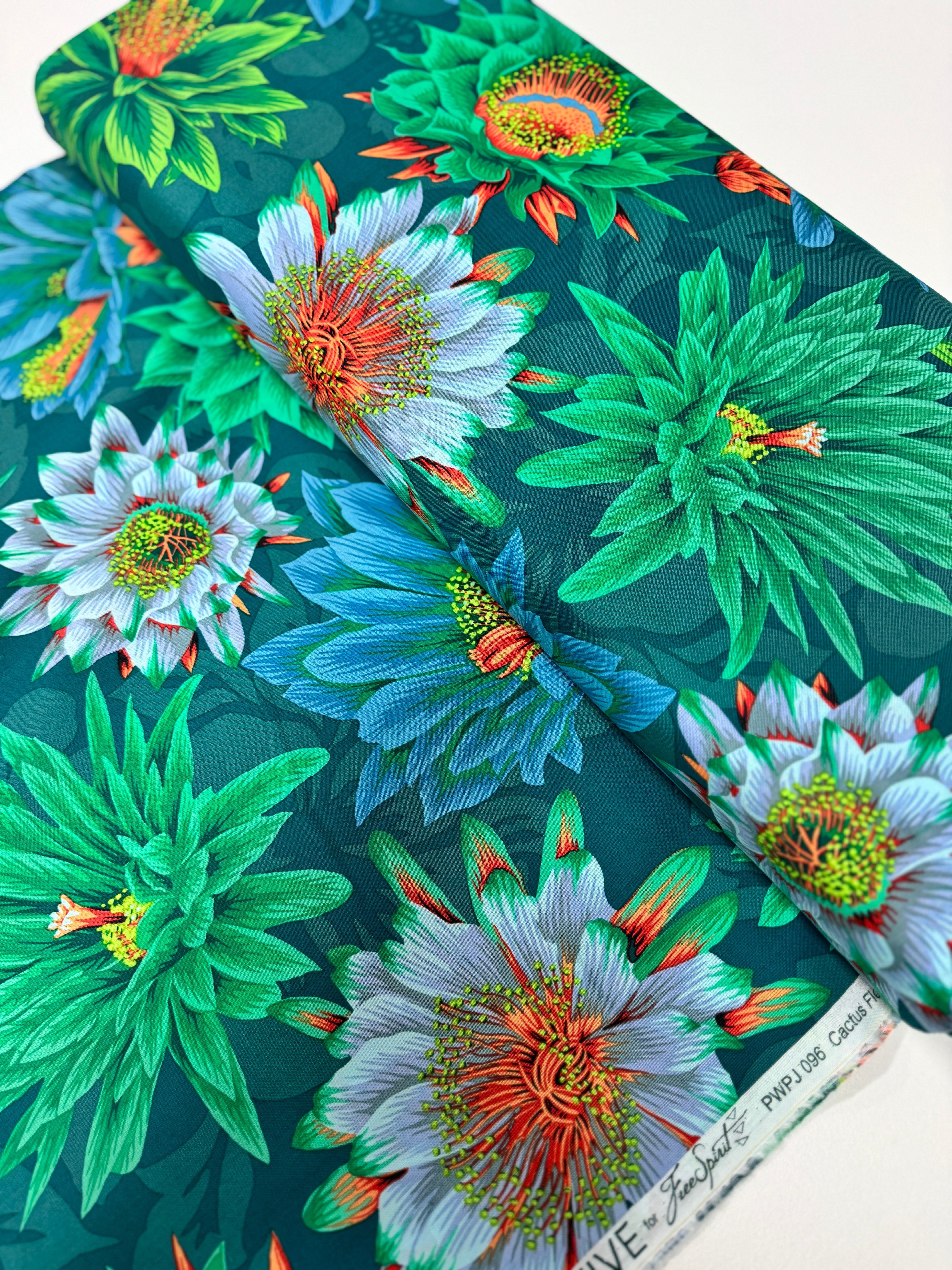 Kaffe Fassett Collective Classics - Cactus Flower Green Yardage