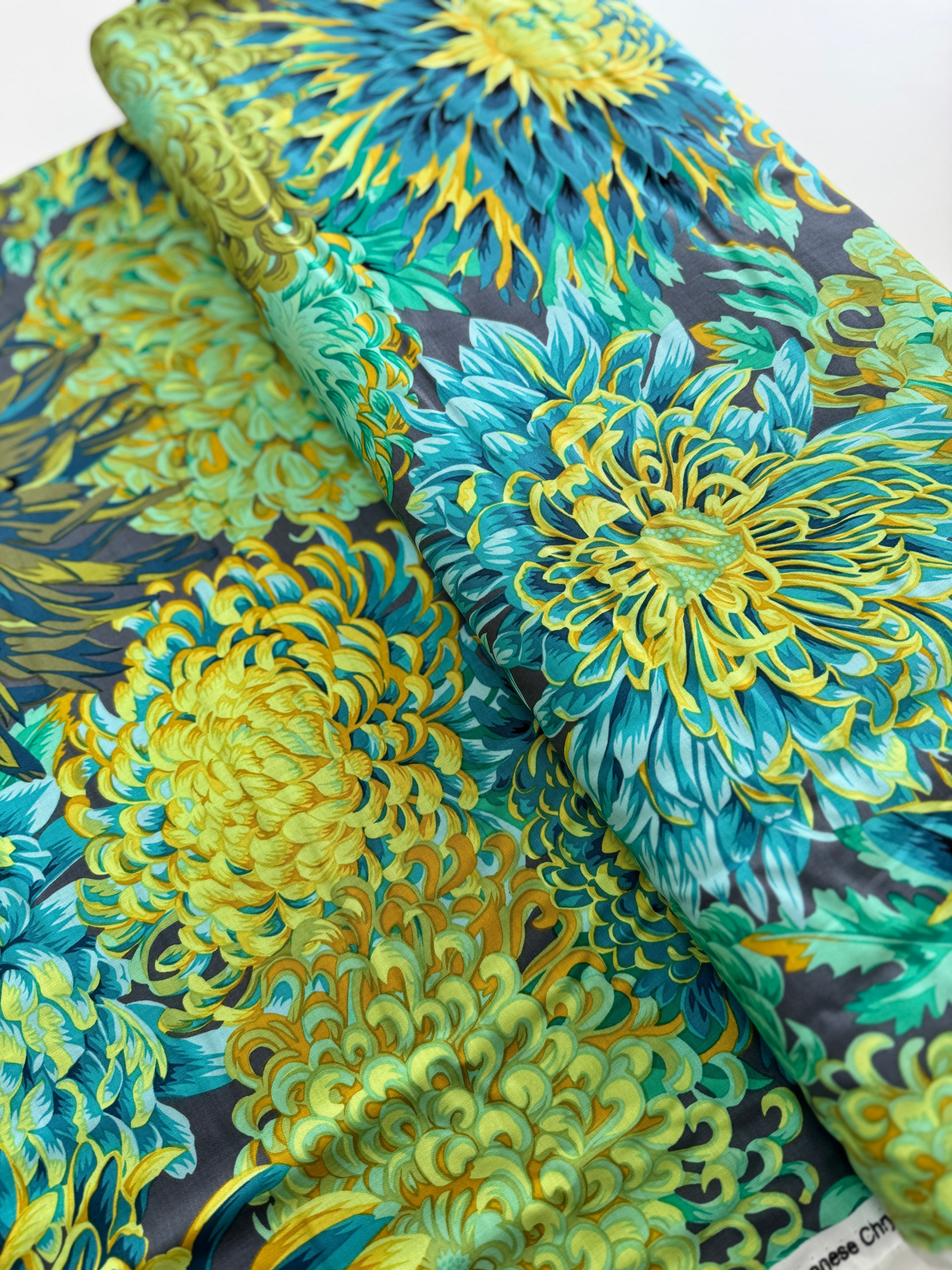 Kaffe Fassett Collective Classics - Japanese Chrysanthemum Forest Yardage