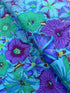 Kaffe Fassett Collective Stash - Petunias Blue - Remnant