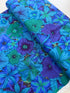 Kaffe Fassett Collective Stash - Petunias Blue - Remnant