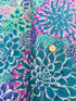 Kaffe Fassett Collective Stash - House Leeks Blue Yardage