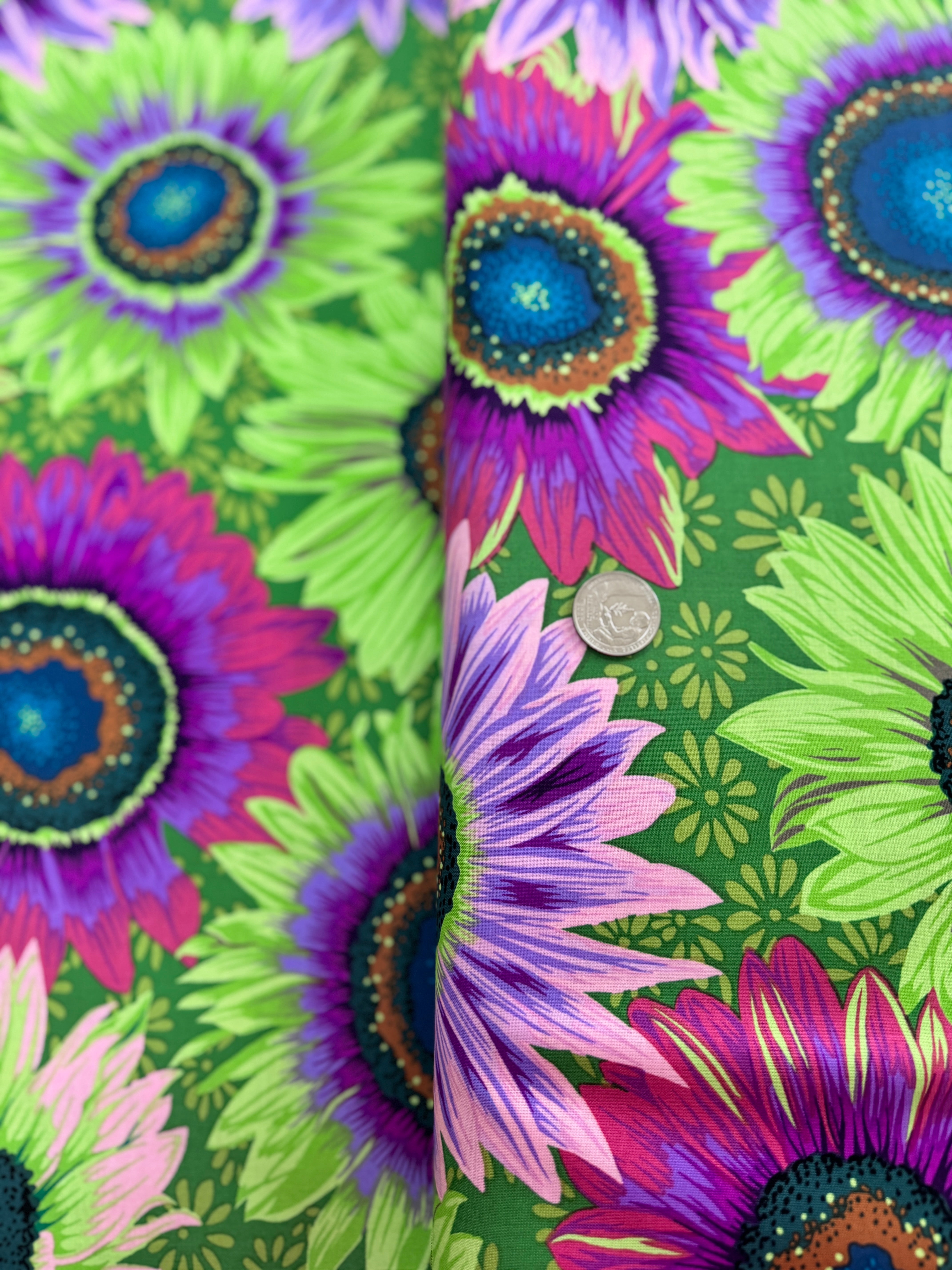 Kaffe Fassett Collective Stash - Van Gogh Green Yardage