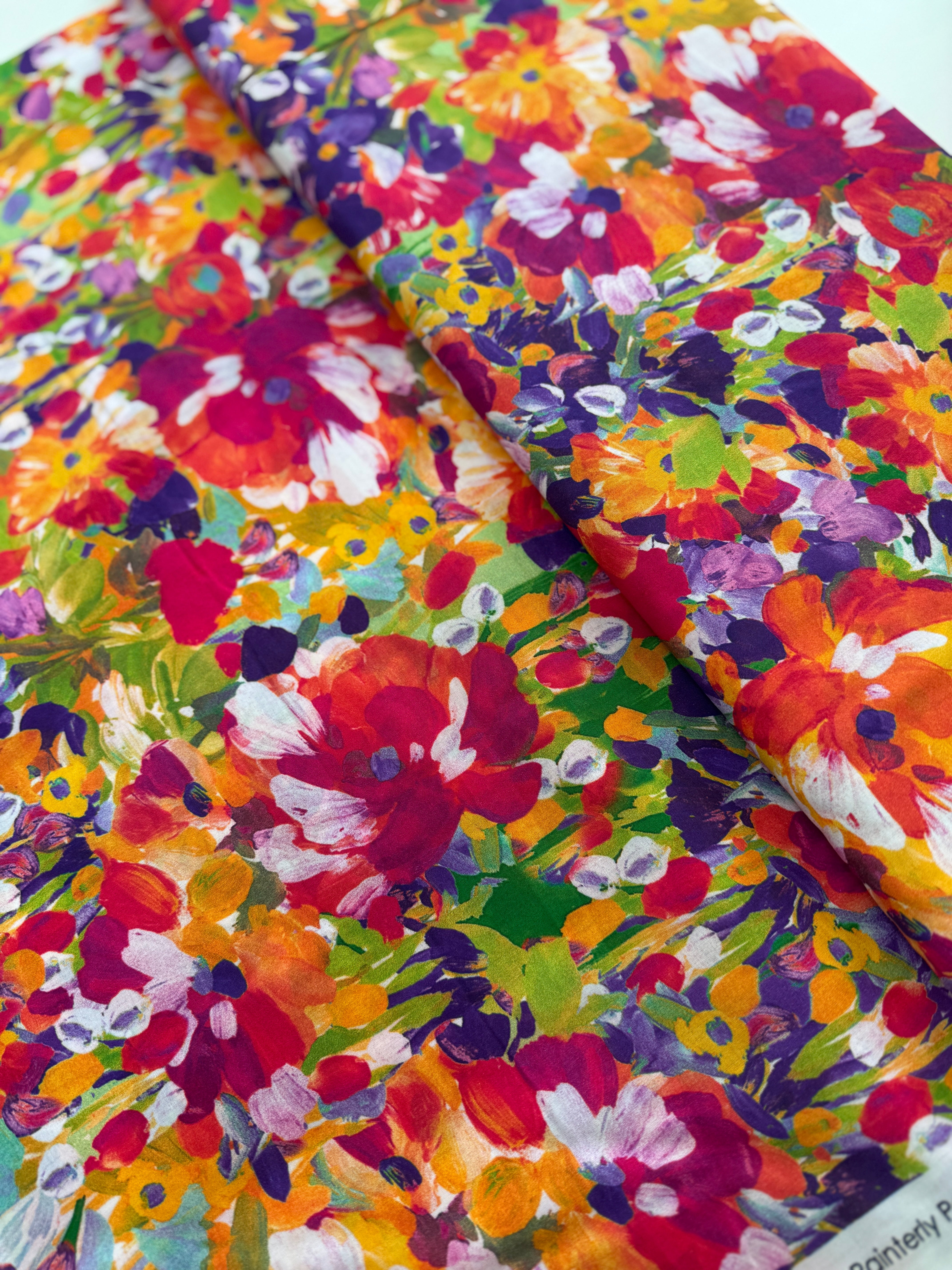 Painterly Petals Lawns - Florals Summer - Remnant