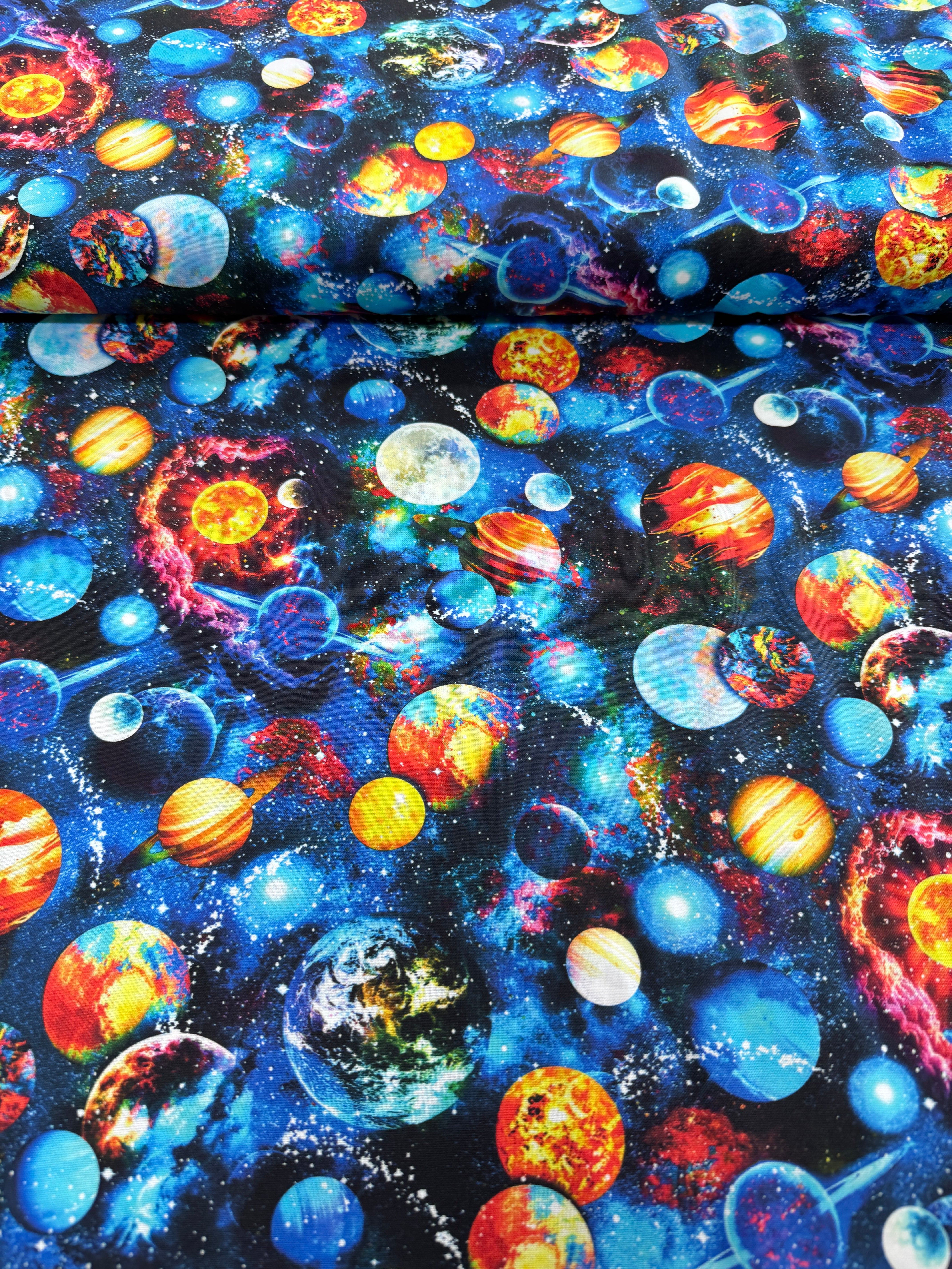 Math & Science - Funky Outer Space Yardage