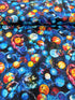 Math & Science - Funky Outer Space Yardage