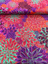 Kaffe Fassett Collective Stash - House Leeks Red Yardage