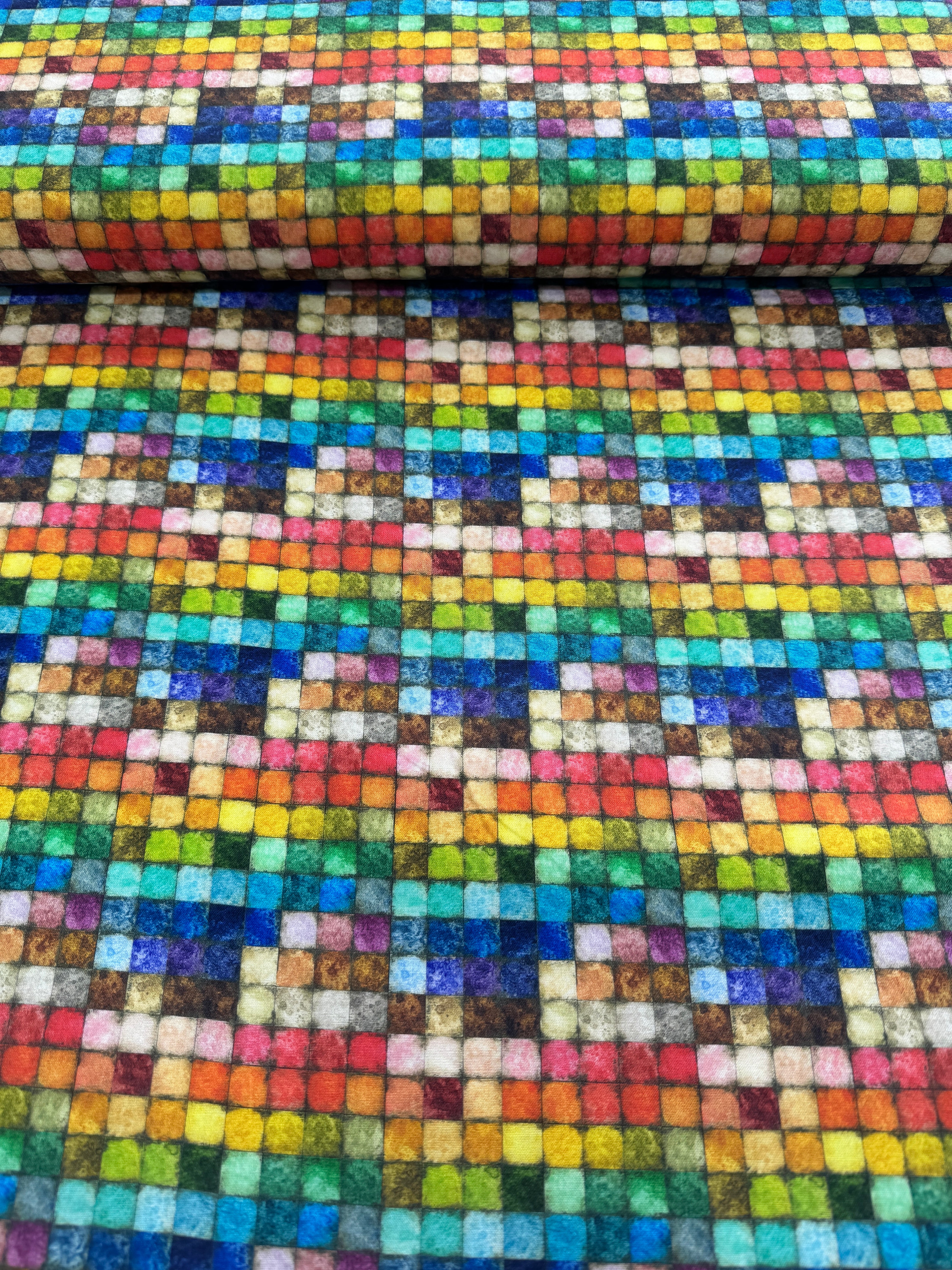 Eclectic Elements Foundations - Colorblock Mosaic Multi - Remnant