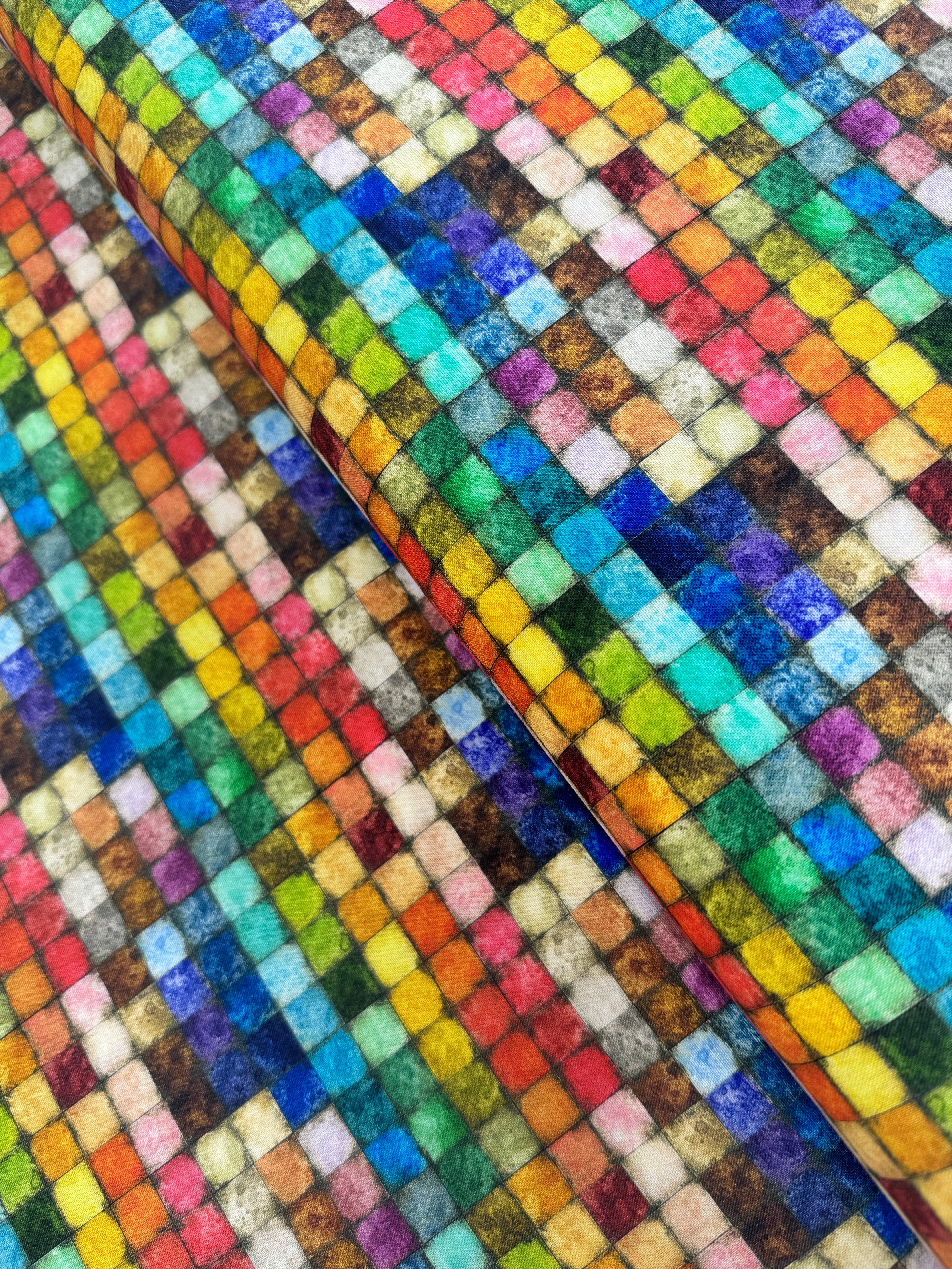 Eclectic Elements Foundations - Colorblock Mosaic Multi - Remnant