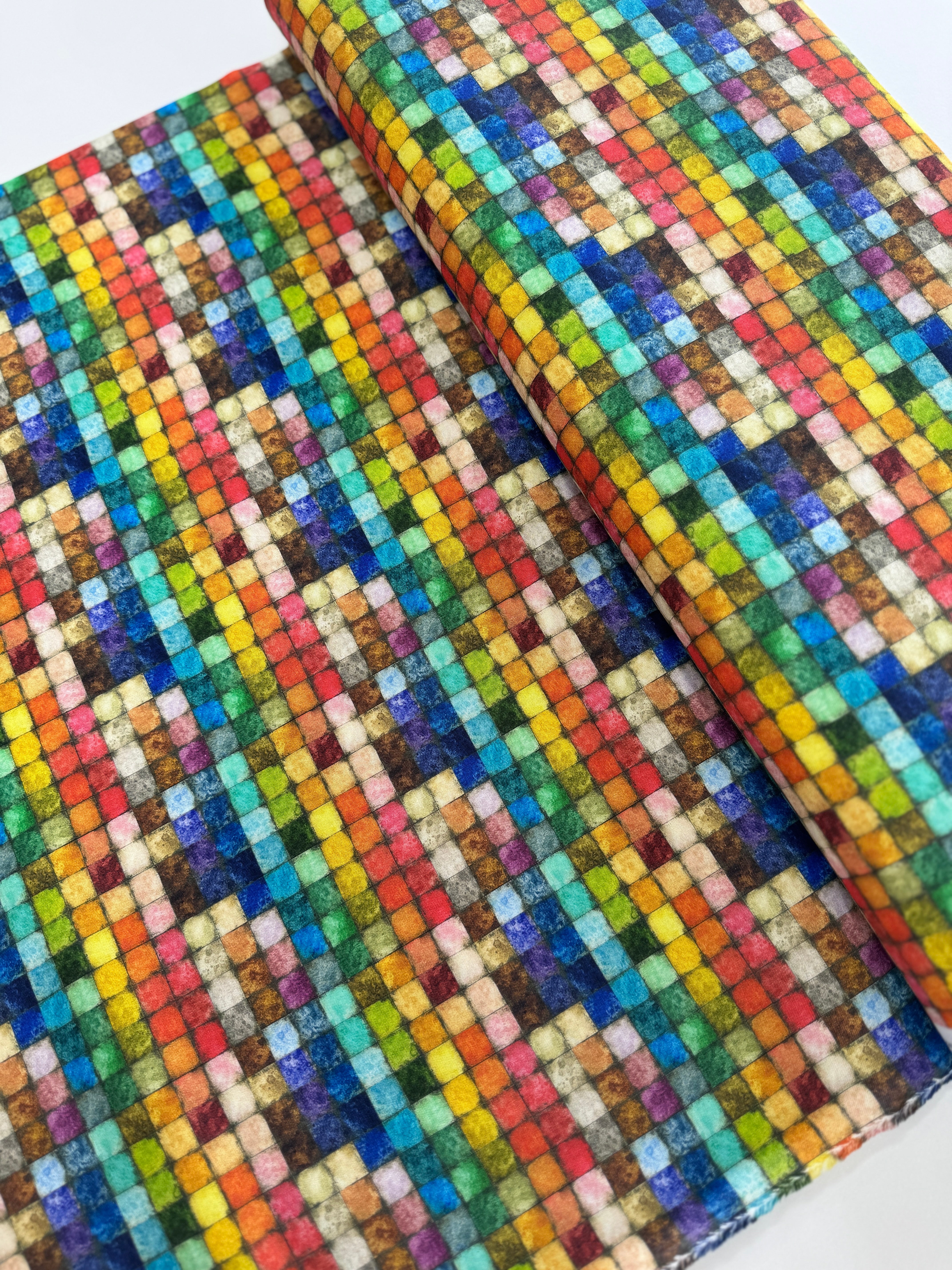 Eclectic Elements Foundations - Colorblock Mosaic Multi - Remnant