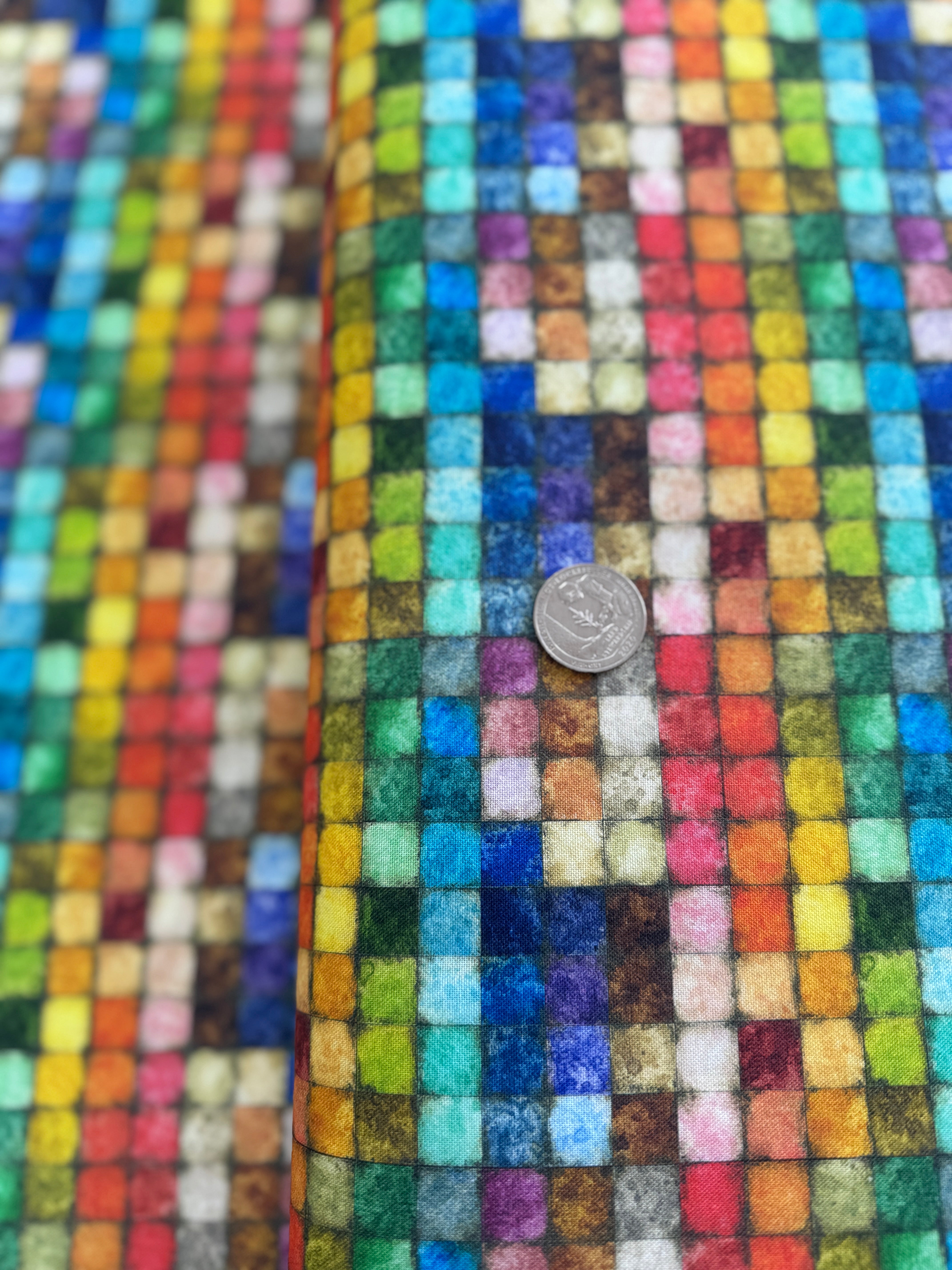 Eclectic Elements Foundations - Colorblock Mosaic Multi - Remnant