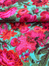 Kaffe Fassett Collective Stash - Floral Burst Maroon Yardage