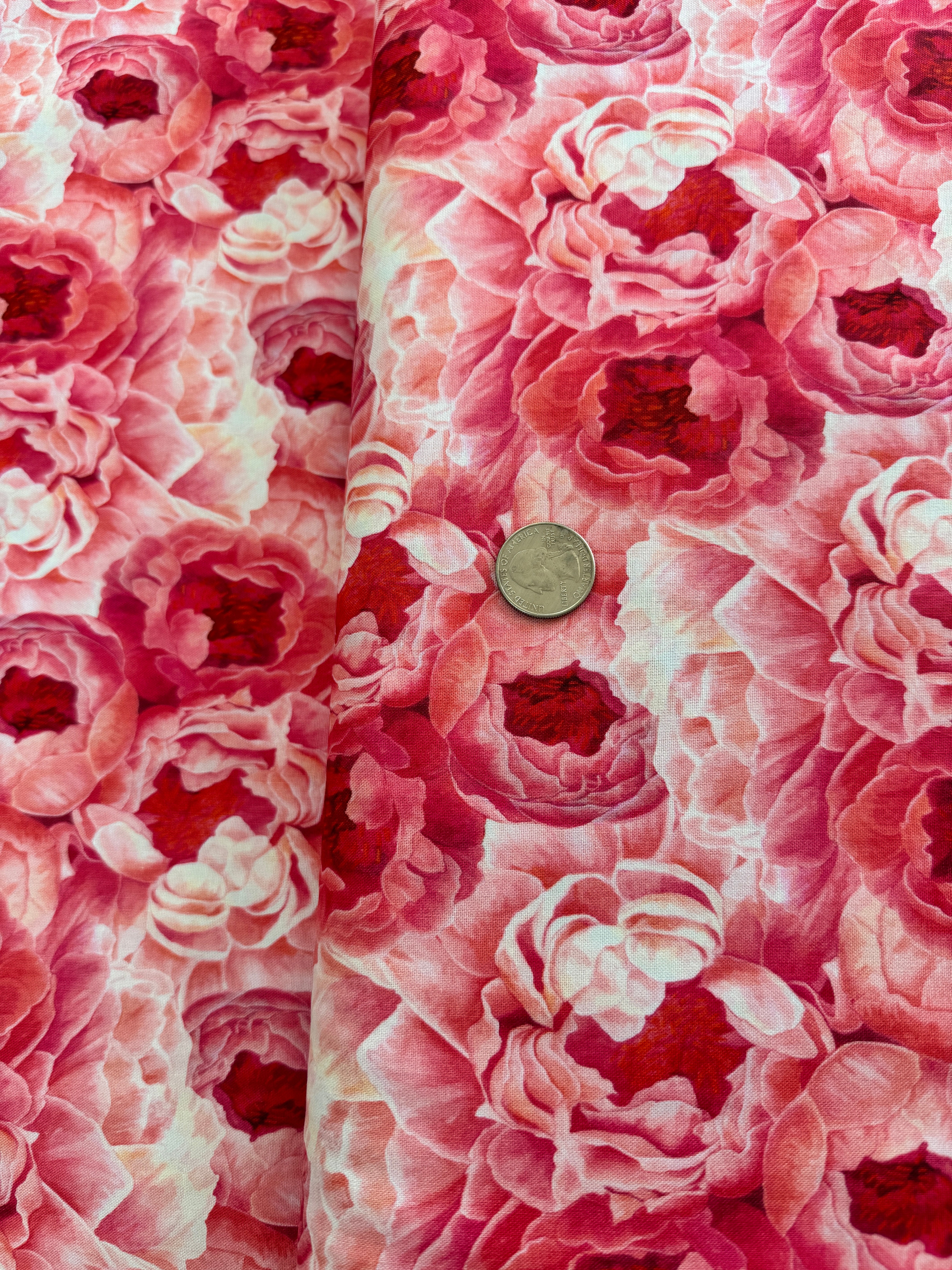 Blossoming Beauties - Packed Peonies Yardage