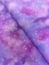 Mystic Moon - Stars Geranium Metallic Yardage
