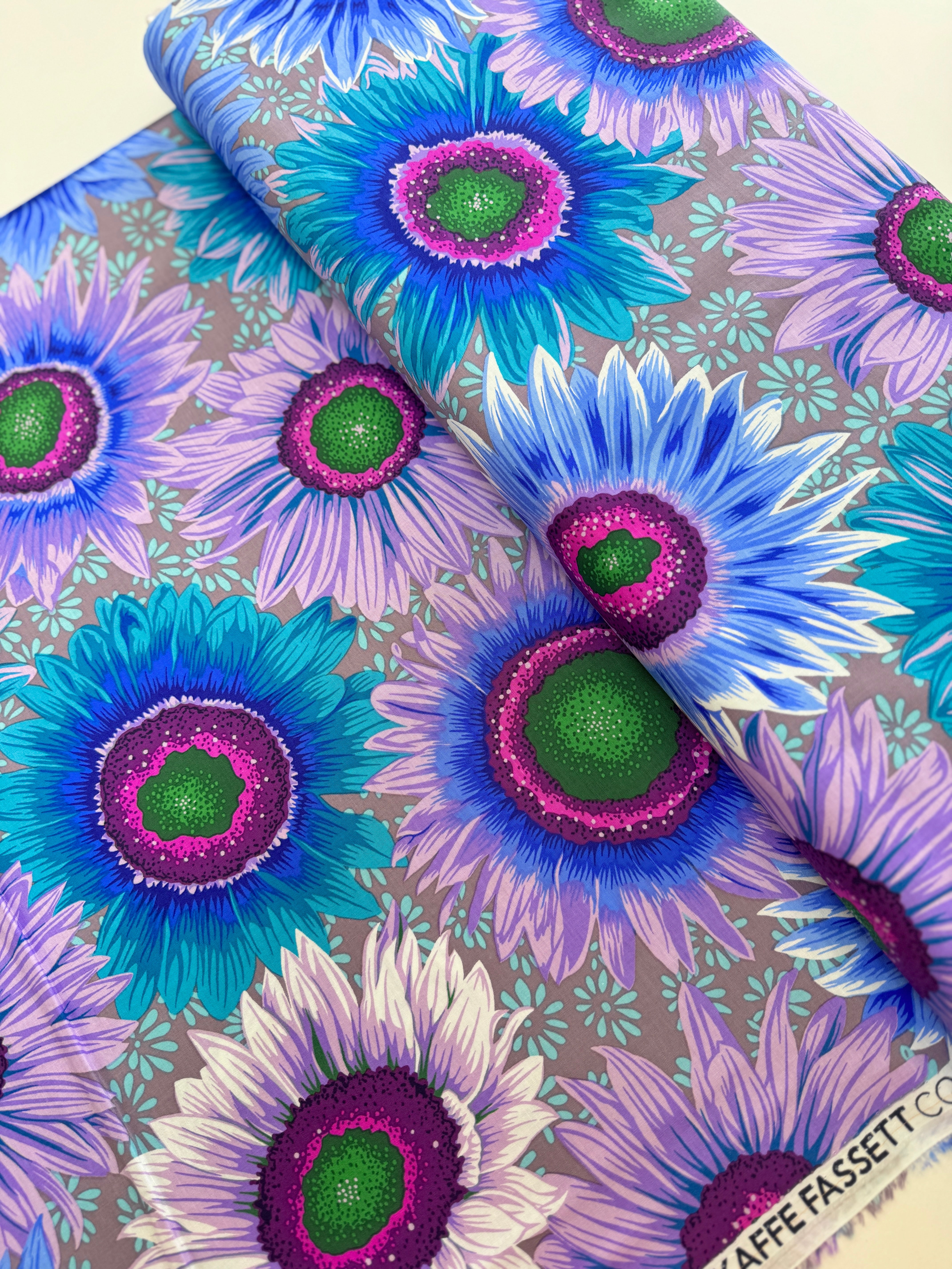 Kaffe Fassett Collective Stash - Van Gogh Blue Yardage