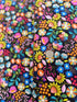 Creative Landscapes Flowers on Black Yardage