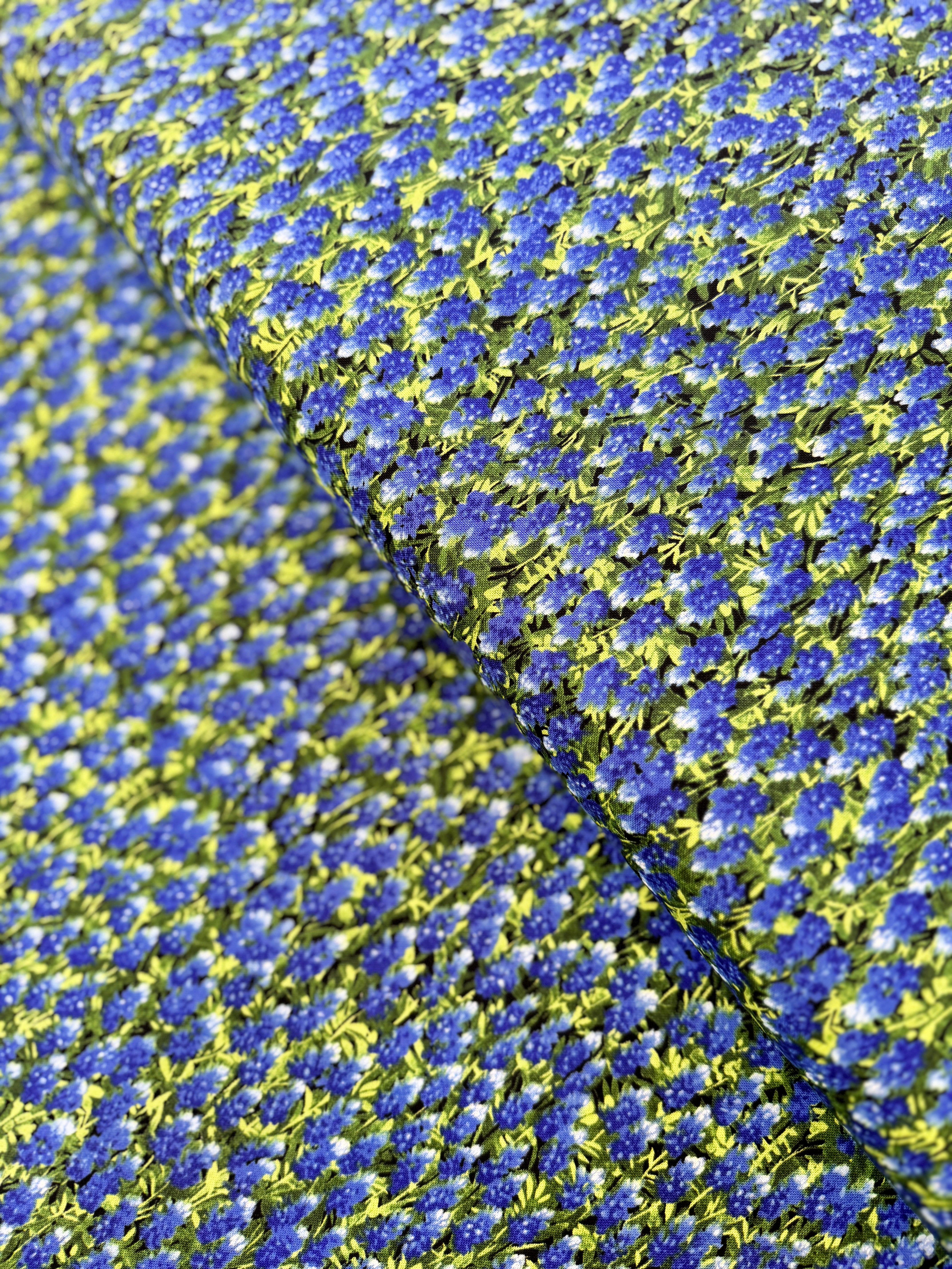 Wildflowers Favorites Best of Texas Bluebonnets Cotton Fabric by Sara Khammash for Moda Fabrics