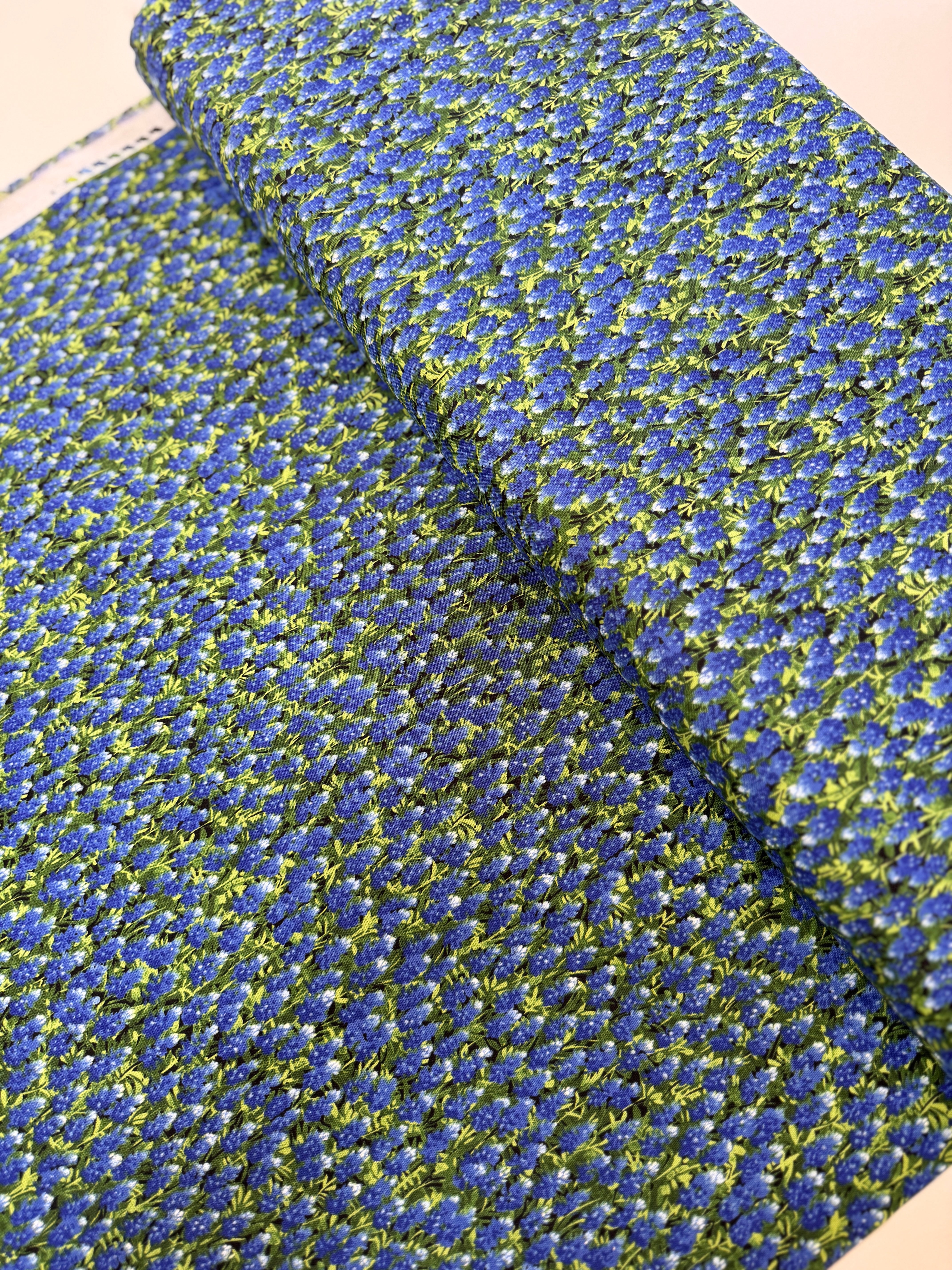 Wildflowers Favorites Best of Texas Bluebonnets Cotton Fabric by Sara Khammash for Moda Fabrics