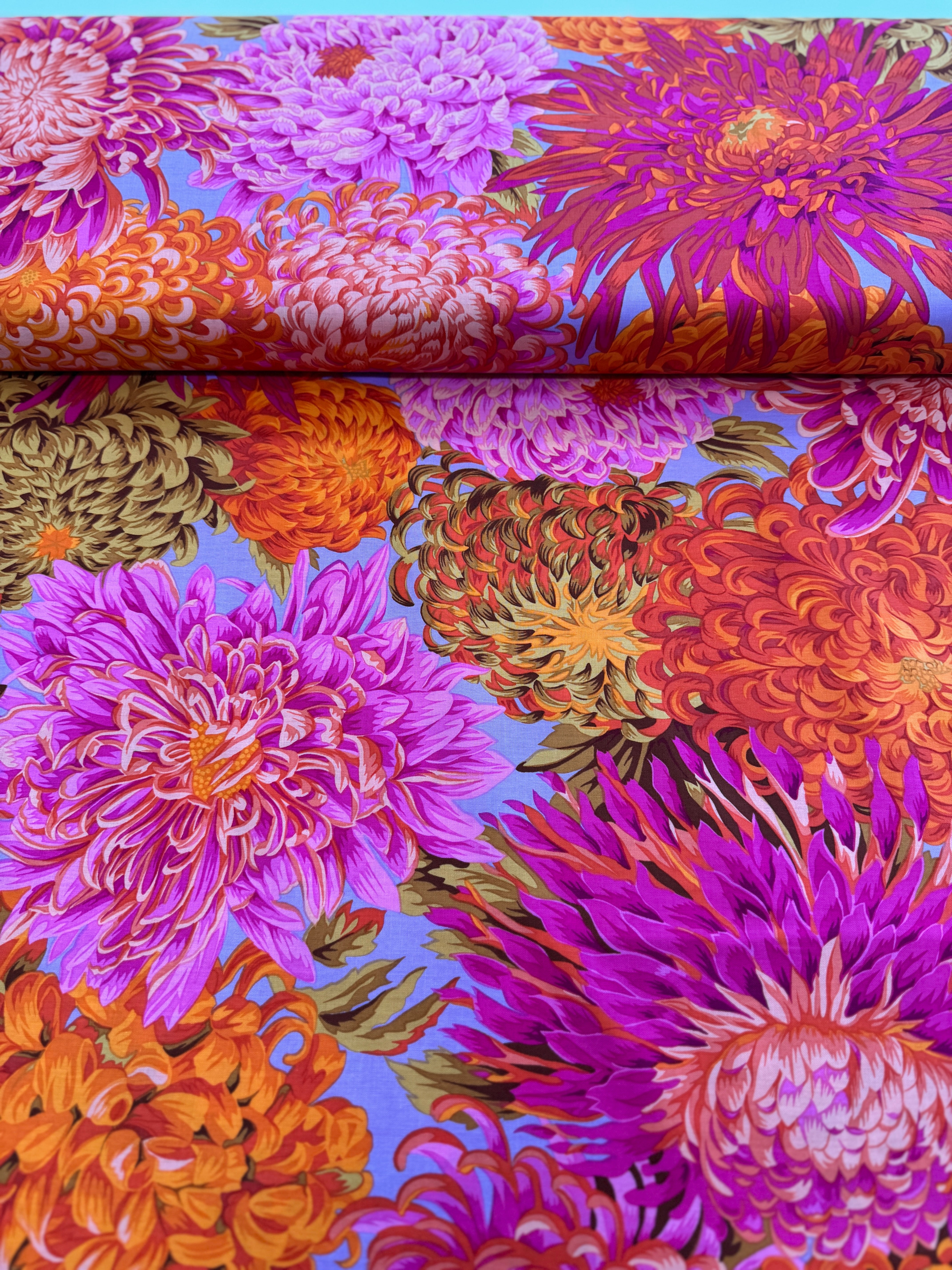 Kaffe Fassett Collective Classics - Japanese Chrysanthemum Pink Yardage