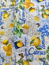 Limoncello - Lemon Collage Yardage