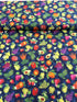Fresh From the Grove - Fruit & Veggies Toss Navy Yardage