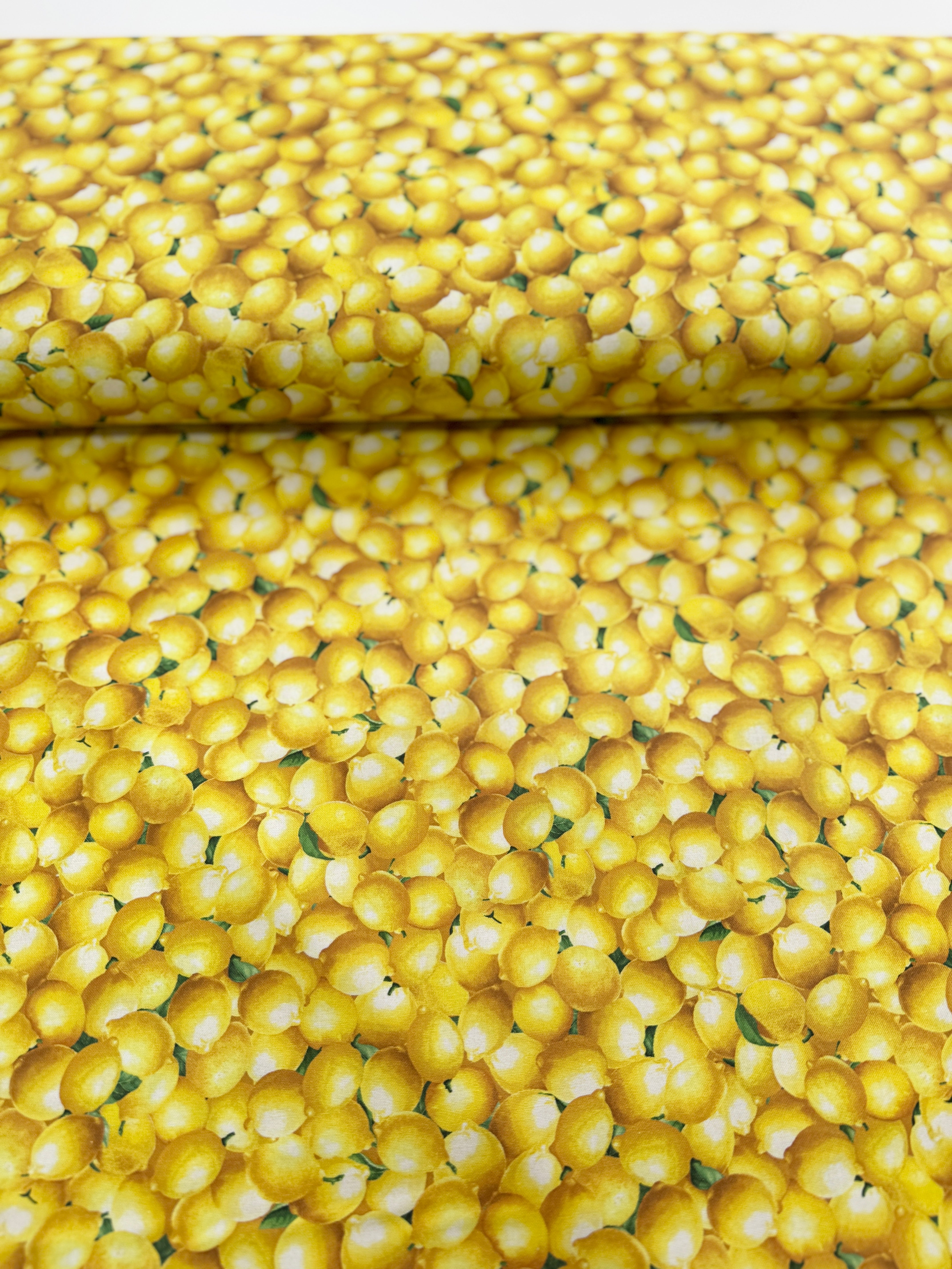 Limoncello - Packed Lemons Yardage