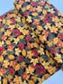 Thankful - Fall Leaves Metallic Yardage