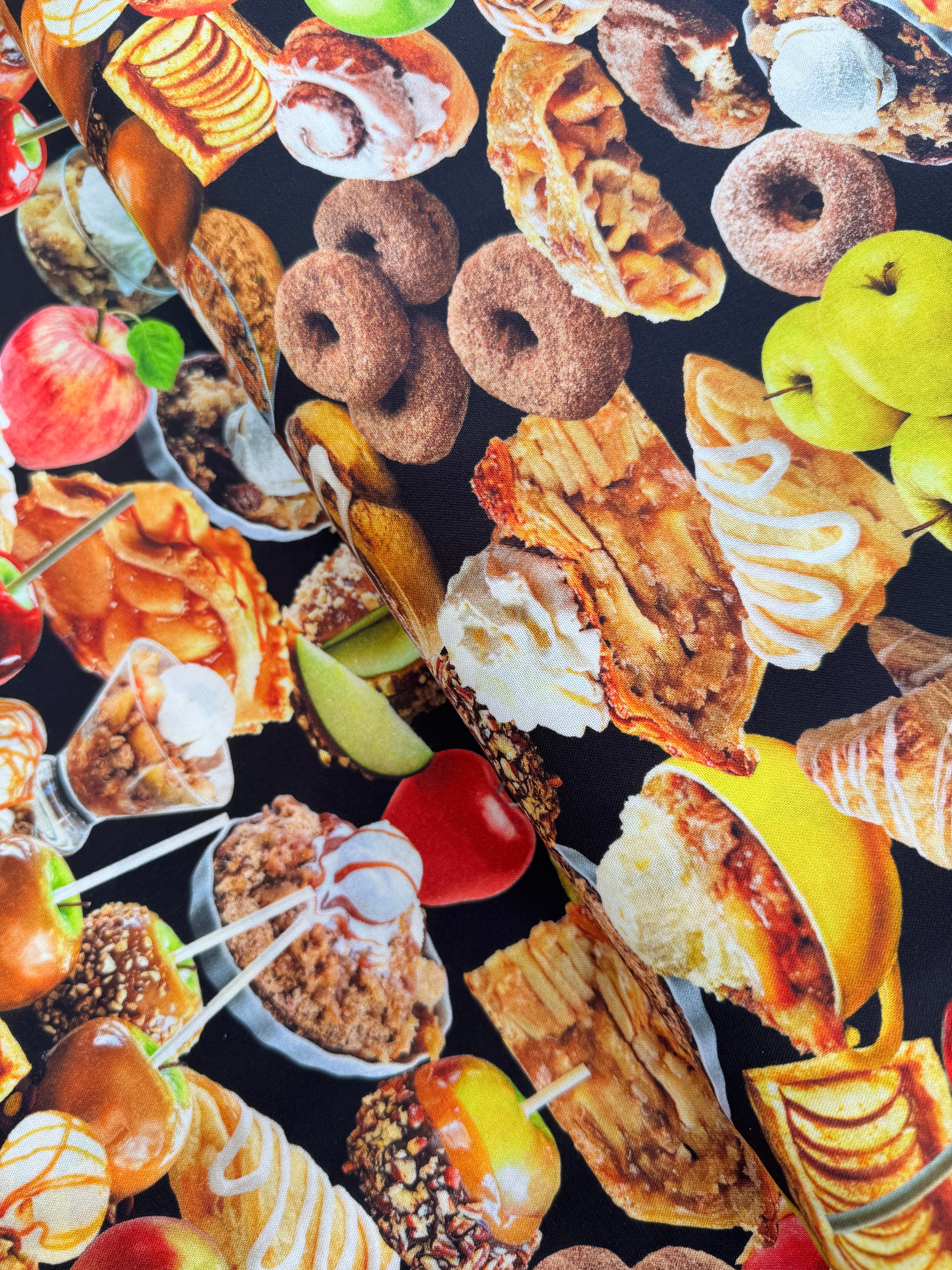 Cider House - Apple Harvest Desserts Black/Multi Yardage
