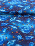 Ocean Life - Playful Dolphin And Fish Yardage