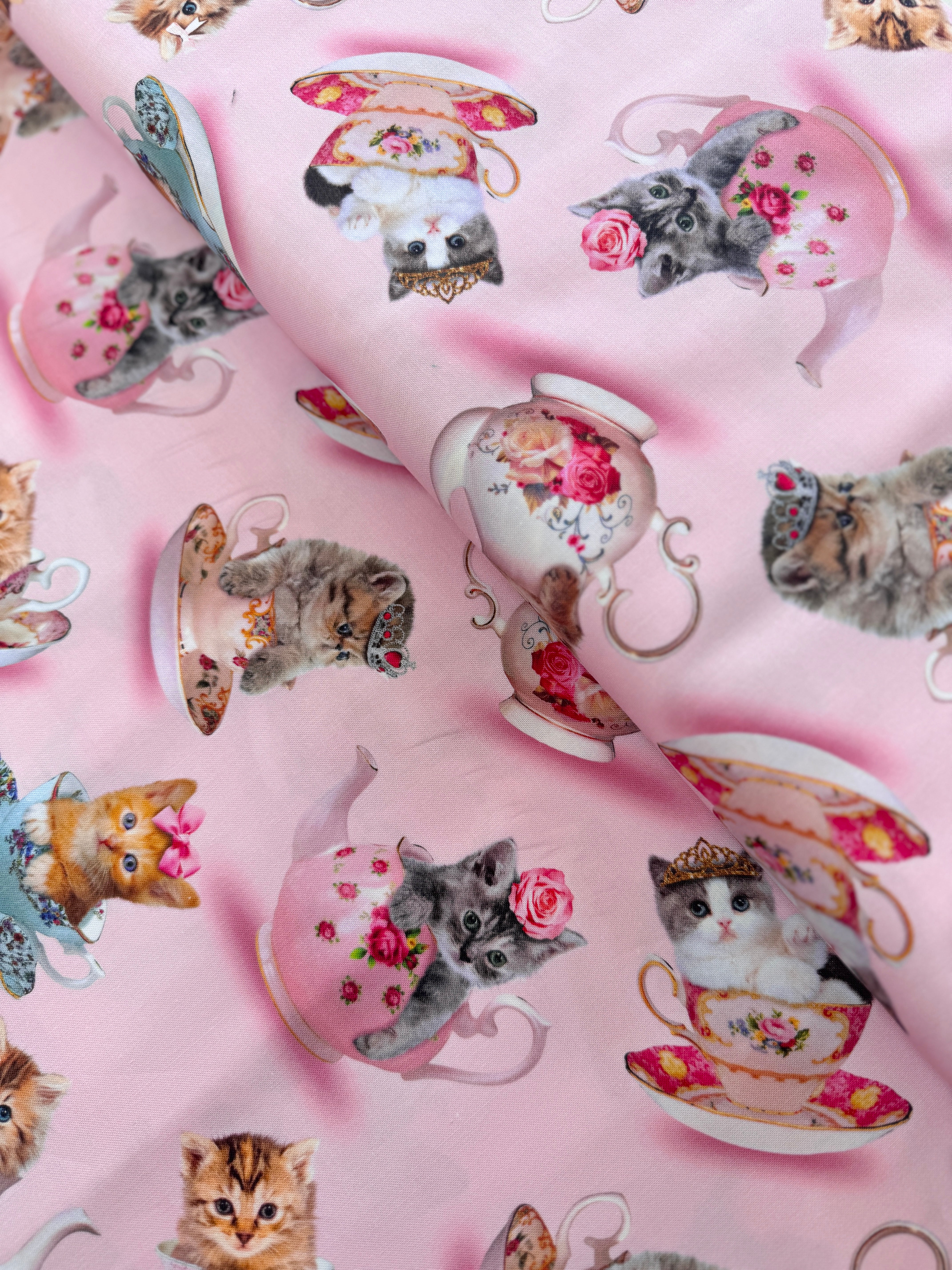 Teacup Kitty - Teacup Cats Yardage