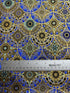 Jaikumari - Medallions Sapphire Metallic Fabric